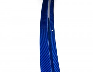 Jaguar F-TYPE Center Front Lip Splitter - Carbon Fiber - Blue Candy